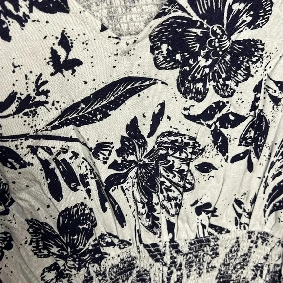 NWT Womens AQUA Blue‎ Multi dress MIDI LONG SLEEVE FLORAL WEDDING CASUAL EVENT - Picture 8 of 8